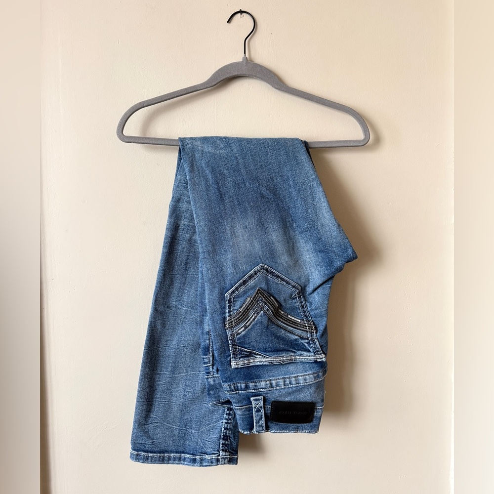 29x34 Buckle Black Denim Jeans